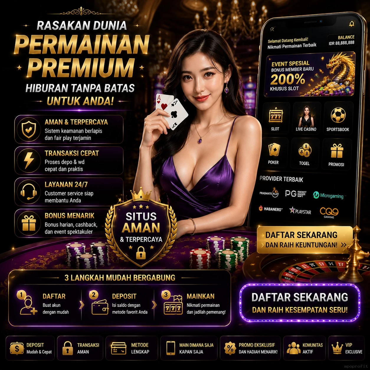 Aplikasi mpoprofit Android